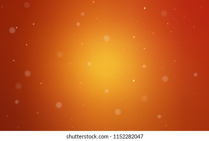Light Red vector template with circles. Glitter abstract illustration with blurred drops of rain. Completely new template for your brand book.