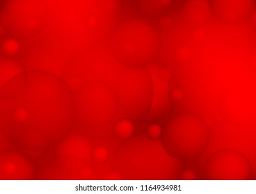 Light Red vector template with circles. Beautiful colored illustration with blurred circles in nature style. Beautiful design for your business natural advert.