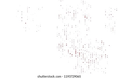 Light Red vector template with circles. Modern abstract illustration with colorful water drops. Pattern for beautiful websites.