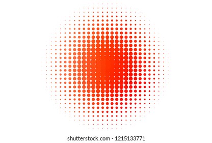 Light Red vector template with circles. Blurred decorative design in abstract style with bubbles. Pattern for ads, booklets.