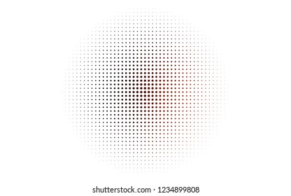 Light Red vector template with circles. Abstract illustration with colored bubbles in nature style. Pattern of water, rain drops.
