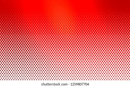 Light Red vector template with circles. Blurred decorative design in abstract style with bubbles. Design for posters, banners.