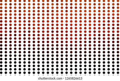 Light Red vector template with circles. Blurred bubbles on abstract background with colorful gradient. Pattern for ads, booklets.