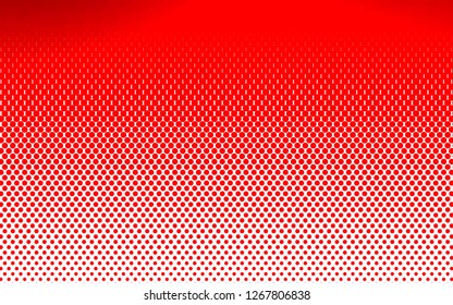 Light Red vector template with circles. Illustration with set of shining colorful abstract circles. Pattern for ads, leaflets.