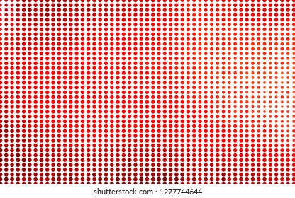 Light Red vector template with circles. Beautiful colored illustration with blurred circles in nature style. Pattern for ads, booklets.