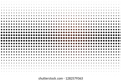 Light Red vector template with circles. Glitter abstract illustration with blurred drops of rain. Pattern for ads, booklets.