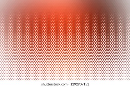Light Red vector template with circles. Abstract illustration with colored bubbles in nature style. Design for posters, banners.