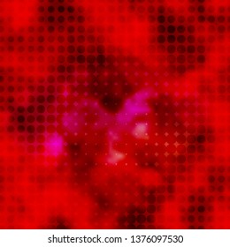 Light Red vector template with circles. Abstract illustration with colorful spots in nature style. Design for posters, banners.