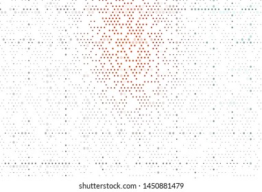 Light Red vector template with circles. Abstract illustration with colored bubbles in nature style. Template for your brand book.