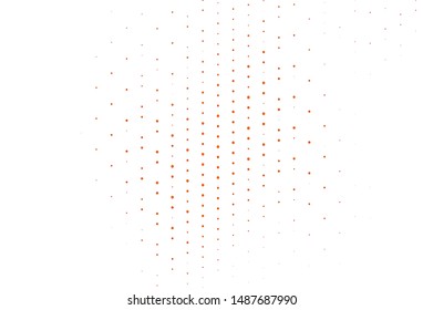 Light Red vector template with circles. Blurred decorative design in abstract style with bubbles. Pattern for futuristic ad, booklets.