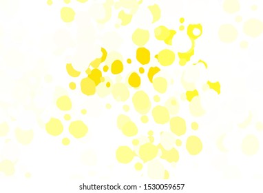 Light Red vector template with circles. Blurred bubbles on abstract background with colorful gradient. Design for poster, banner of websites.
