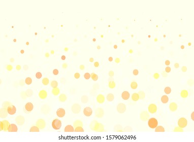 Light Red vector template with circles. Beautiful colored illustration with blurred circles in nature style. Pattern for futuristic ad, booklets.