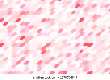 Light Red vector template with circles. Blurred bubbles on abstract background with colorful gradient. Pattern for beautiful websites.