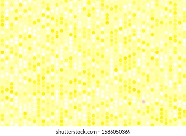 Light Red vector template with circles. Glitter abstract illustration with blurred drops of rain. New template for your brand book.