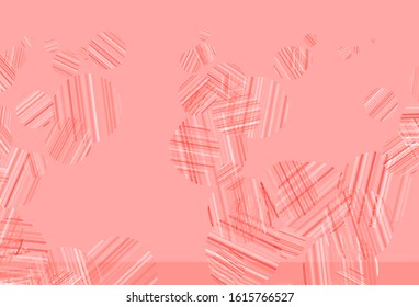 Light Red vector template with circles. Beautiful colored illustration with blurred circles in nature style. New template for your brand book.