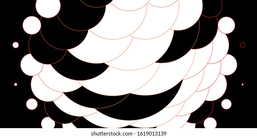 Light Red vector template with circles. Modern abstract illustration with colorful circle shapes. Pattern for websites.