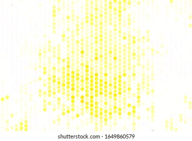 Light Red vector template with circles. Glitter abstract illustration with blurred drops of rain. New template for your brand book.