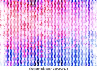 Light Red vector template with circles. Beautiful colored illustration with blurred circles in nature style. Design for poster, banner of websites.