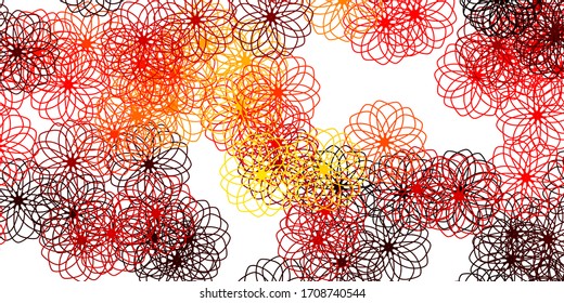 Light Red vector template with circles. Modern abstract illustration with colorful circle shapes. Pattern for business ads.