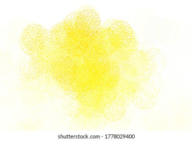 Light Red vector template with circles. Glitter abstract illustration with blurred drops of rain. Design for your business advert.