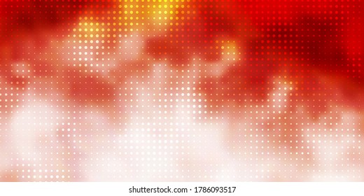Light Red vector template with circles. Abstract colorful disks on simple gradient background. New template for a brand book.