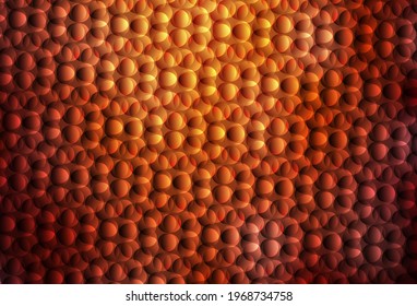 Light Red vector template with circles. Abstract illustration with colored bubbles in nature style. Pattern for beautiful websites.