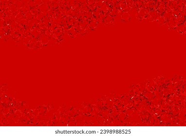 Light Red vector template with circles. Beautiful colored illustration with blurred circles in nature style. Pattern for ads, leaflets.