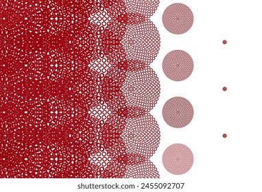Light Red vector template with circles. Abstract illustration with colored bubbles in nature style. Pattern for textures of wallpapers.
