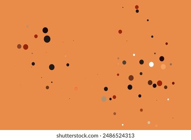 Light Red vector template with circles. Modern abstract illustration with colorful water drops. Design for posters, banners.