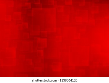 Light Red vector template with crystals, rectangles. Glitter abstract illustration with rectangular shapes. Pattern can be used for websites.