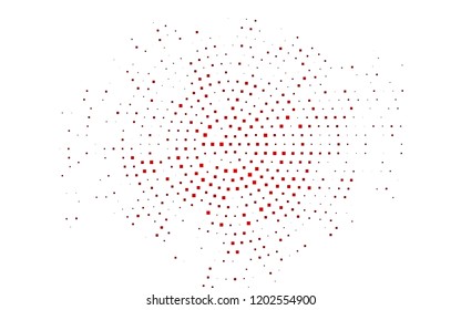 Light Red vector template with crystals, rectangles. Decorative design in abstract style with rectangles. Pattern for commercials.