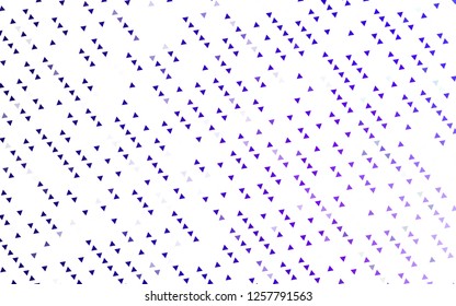 Light Red vector template with crystals, triangles. Illustration with set of colorful triangles. Best design for your ad, poster, banner.