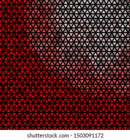 Light Red vector template with crystals, triangles. Abstract gradient illustration with triangles. Template for wallpapers.