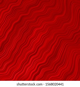 Light Red vector template with curved lines. Gradient illustration in simple style with bows. Design for your business promotion.