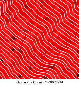 Light Red vector template with curves. Abstract gradient illustration with wry lines. Pattern for websites, landing pages.