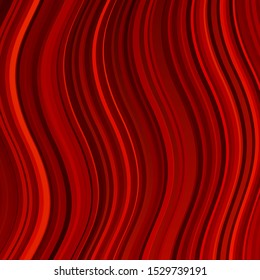 Light Red vector template with curves. Colorful illustration with curved lines. Pattern for ads, commercials.