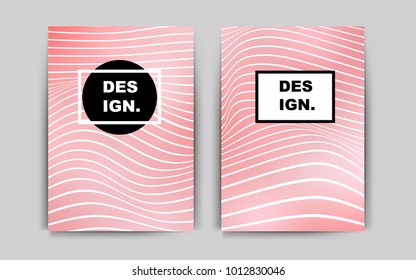 Light Red vector template for landing pages. Modern abstract design concept with colorful gradient. Beautiful design for cover of notepads.