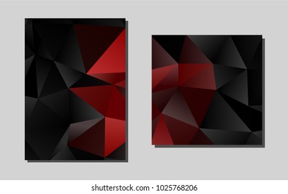 Light Red vector template for landing pages. Beautiful colored sample in A4 size. Completely new template for your brand book.