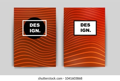 Light Red vector template for landing pages. Abstract booklet on colored background with gradient. The pattern can be used for any ad, booklets.