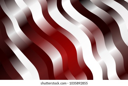 Light Red vector template with lava shapes. Colorful abstract illustration with gradient lines. Pattern for your business design.