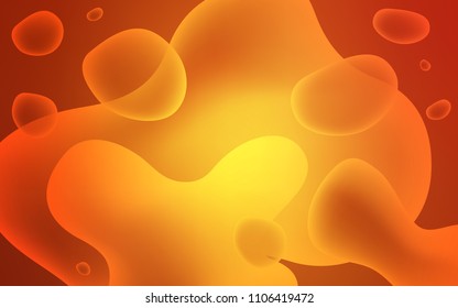 Light Red vector template with lava shapes. A completely new color illustration in memphis style. New composition for your brand book.