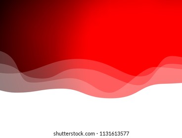 Light Red vector template with lava shapes. Brand new colored illustration in marble style with gradient. The template for cell phone backgrounds.