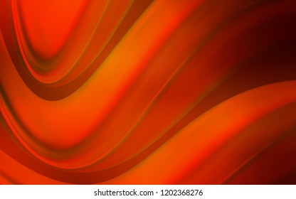 Light Red vector template with lava shapes. Shining crooked illustration in marble style. Pattern for your business design.