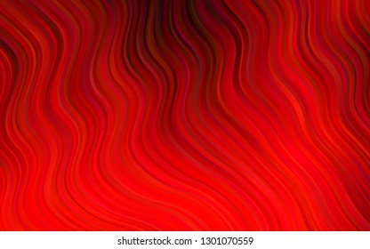 Light Red vector template with lava shapes. A vague circumflex abstract illustration with gradient. New composition for your brand book.