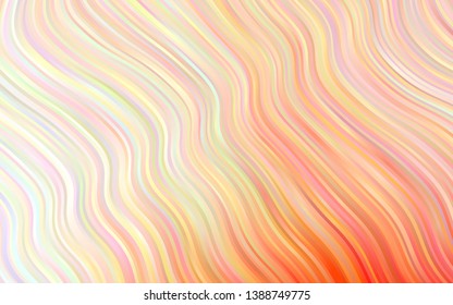 Light Red vector template with lava shapes. A completely new color illustration in marble style. A new texture for your  ad, booklets, leaflets.