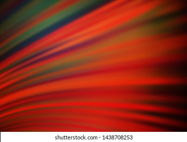 Light Red vector template with lava shapes. Brand new colored illustration in marble style with gradient. The elegant pattern for brand book.