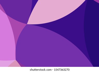 Light Red vector template with lava shapes. A vague circumflex abstract illustration with gradient. Brand new design for your ads, poster, banner.
