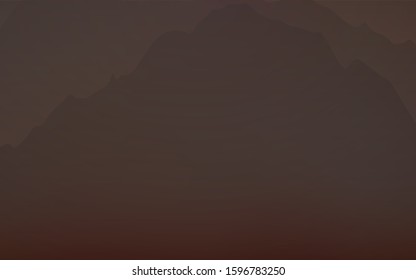 Light Red vector template with lava shapes. A vague circumflex abstract illustration with gradient. The best blurred design for your business.