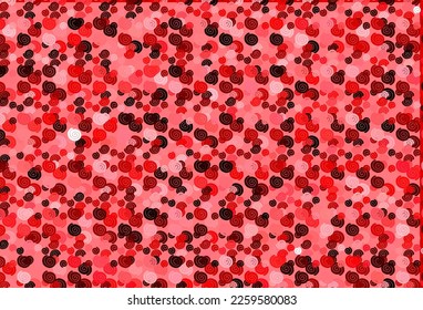 Light Red vector template with lava shapes. Shining crooked illustration in marble style. New composition for your brand book.