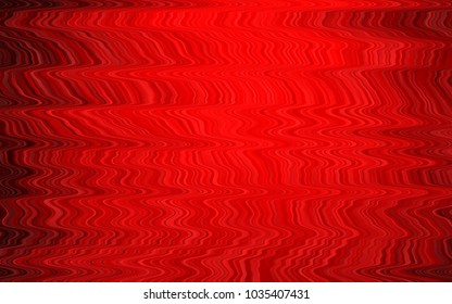 Light Red vector template with lines, ovals. Geometric illustration in marble style with gradient.  New composition for your brand book.